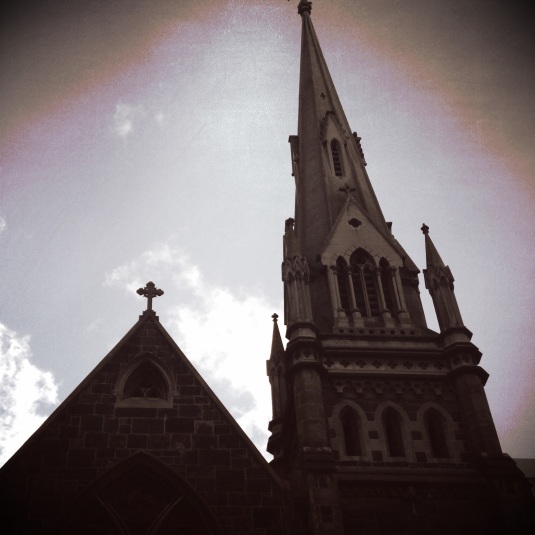 Wondering around the streets of CapeTown, this beautiful church lined the square where everything was  about to unfold.