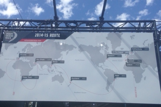 The route of the Volvo Ocean Race. Bucket list #....?!! 